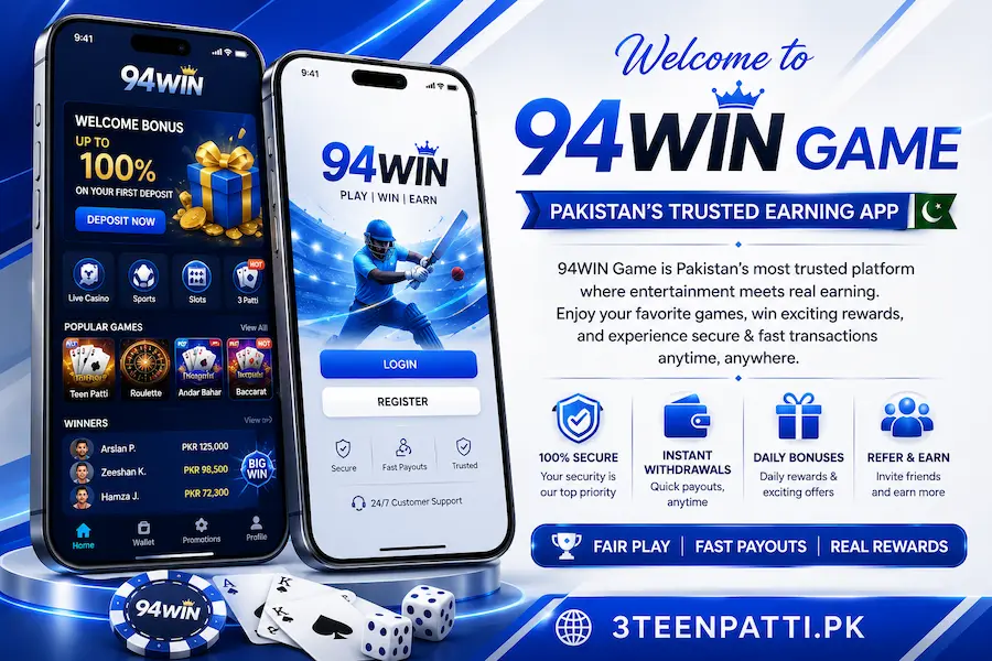94win game download best pkr earning app