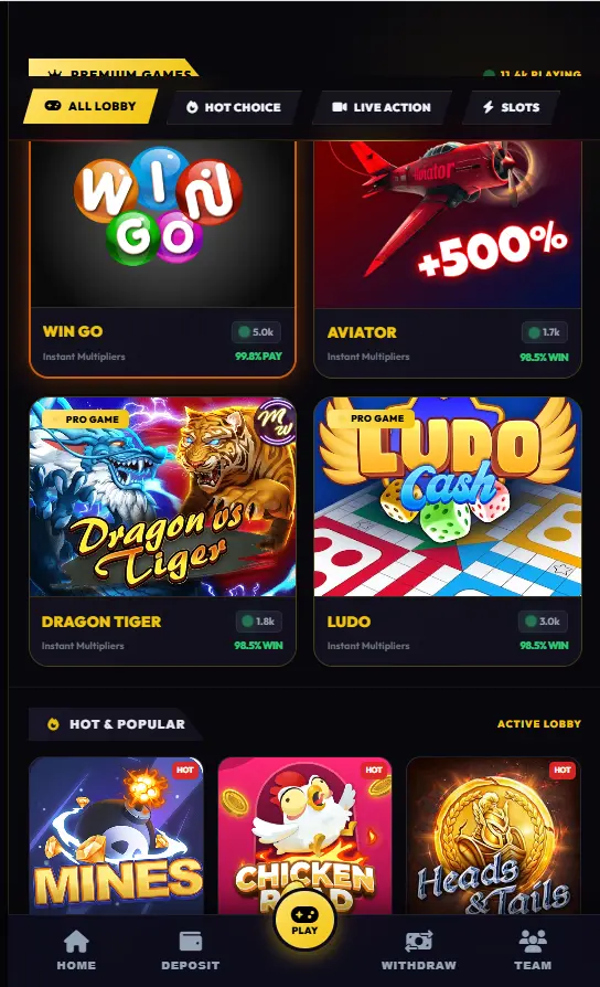 94win game app install low space game in android