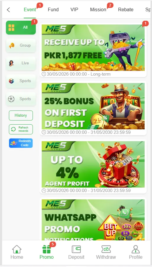 me5 game download newly lounched app